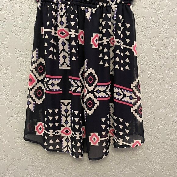 BePop Navy Lined Sleeveless Dress - Picture 3 of 10